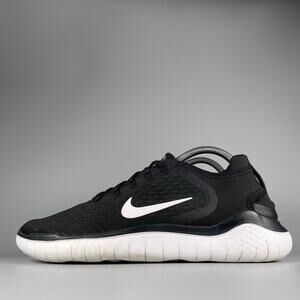 Nike Free RN 2018 Women’s 10 Black/White Running Sneakers Athletic Shoes Casual